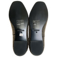 Load image into Gallery viewer, Simkhai Black Leather Eden Flats with Gold Studs
