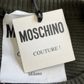 Load image into Gallery viewer, Moschino Couture Olive Green Tulle Detail Ribbed Knit Sweater
