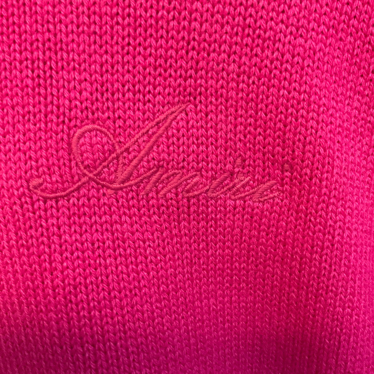 Amiri Fuchsia Pink Distressed Effect Cashmere Sweater