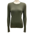 Load image into Gallery viewer, Moschino Couture Olive Green Tulle Detail Ribbed Knit Sweater
