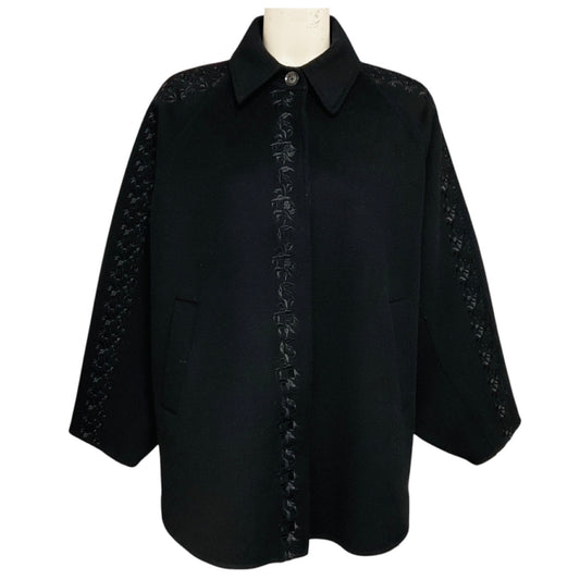 Maria Cher Black Rhoads Nia Coat