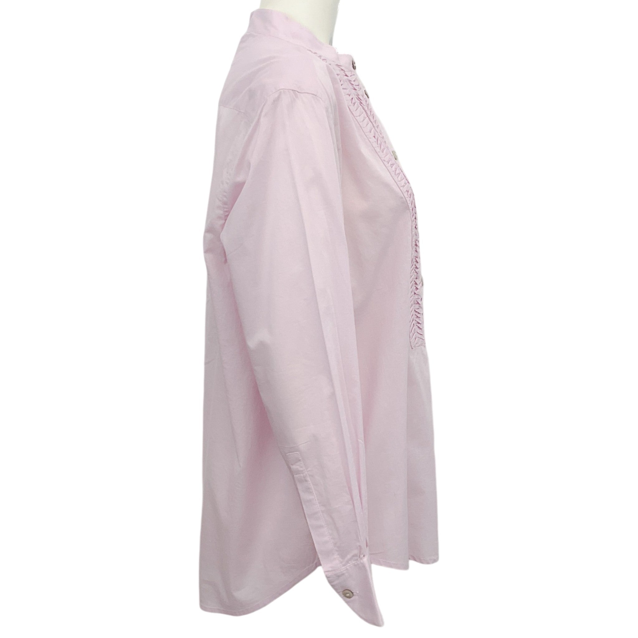 Figue Lilac Cotton Nathan Pleat Front Blouse