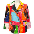 Load image into Gallery viewer, Marni Multicolored Distressed Print Jacket

