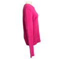 Load image into Gallery viewer, Amiri Fuchsia Pink Distressed Effect Cashmere Sweater
