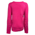 Load image into Gallery viewer, Amiri Fuchsia Pink Distressed Effect Cashmere Sweater
