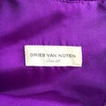 Load image into Gallery viewer, Dries Van Noten Purple Structured Asymmetric Satin Top
