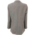 Load image into Gallery viewer, Malej Grey / Red Pinstriped Double Breasted Blazer
