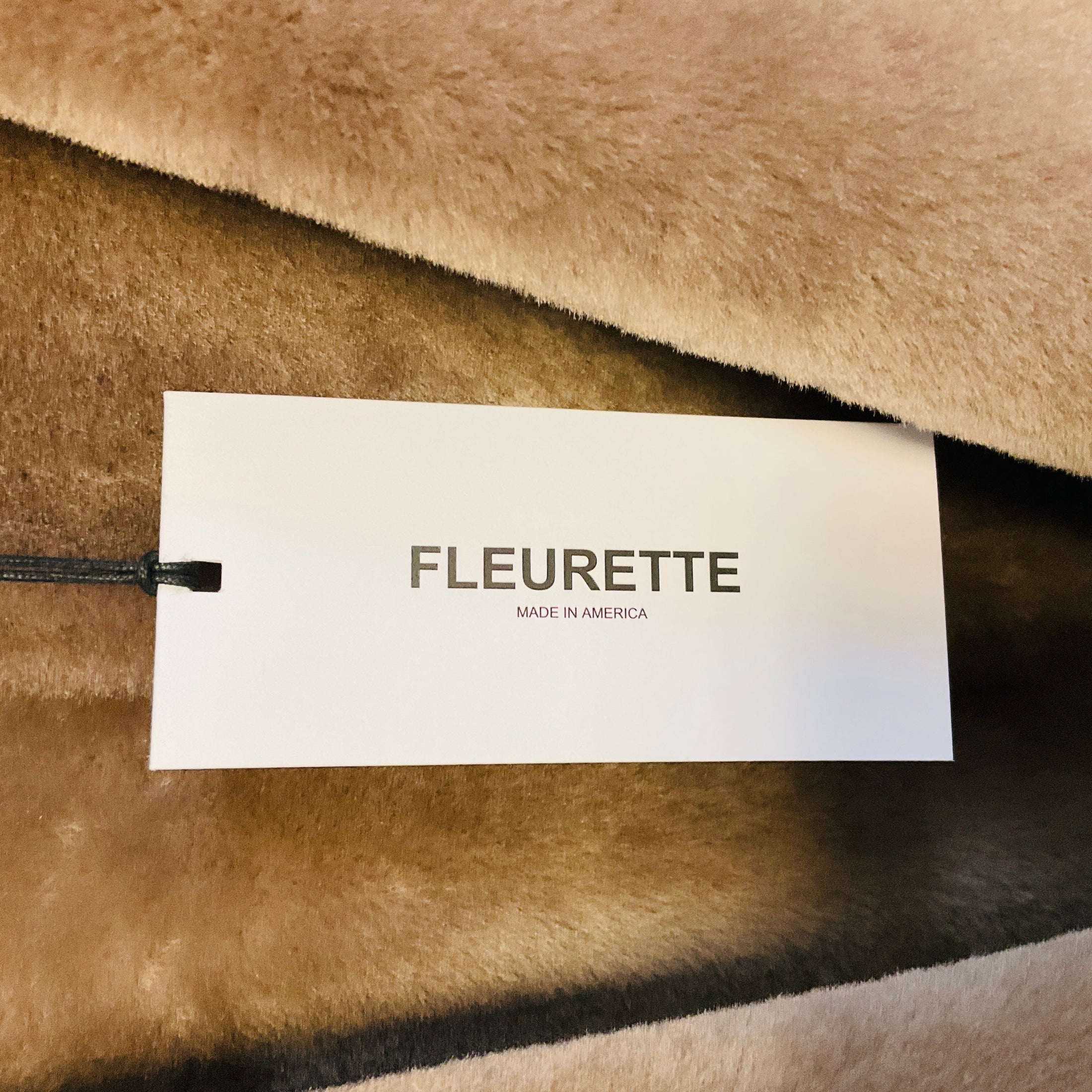 Fleurette Taupe Suede and Shearling Vest with Belt