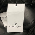 Load image into Gallery viewer, Courreges Black Asymmetric Lamb Shearling Fur and Lambskin Leather Jacket
