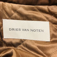 Load image into Gallery viewer, Dries Van Noten Brown / Pink / Blue Brush Strokes Quilted Satin Jacket
