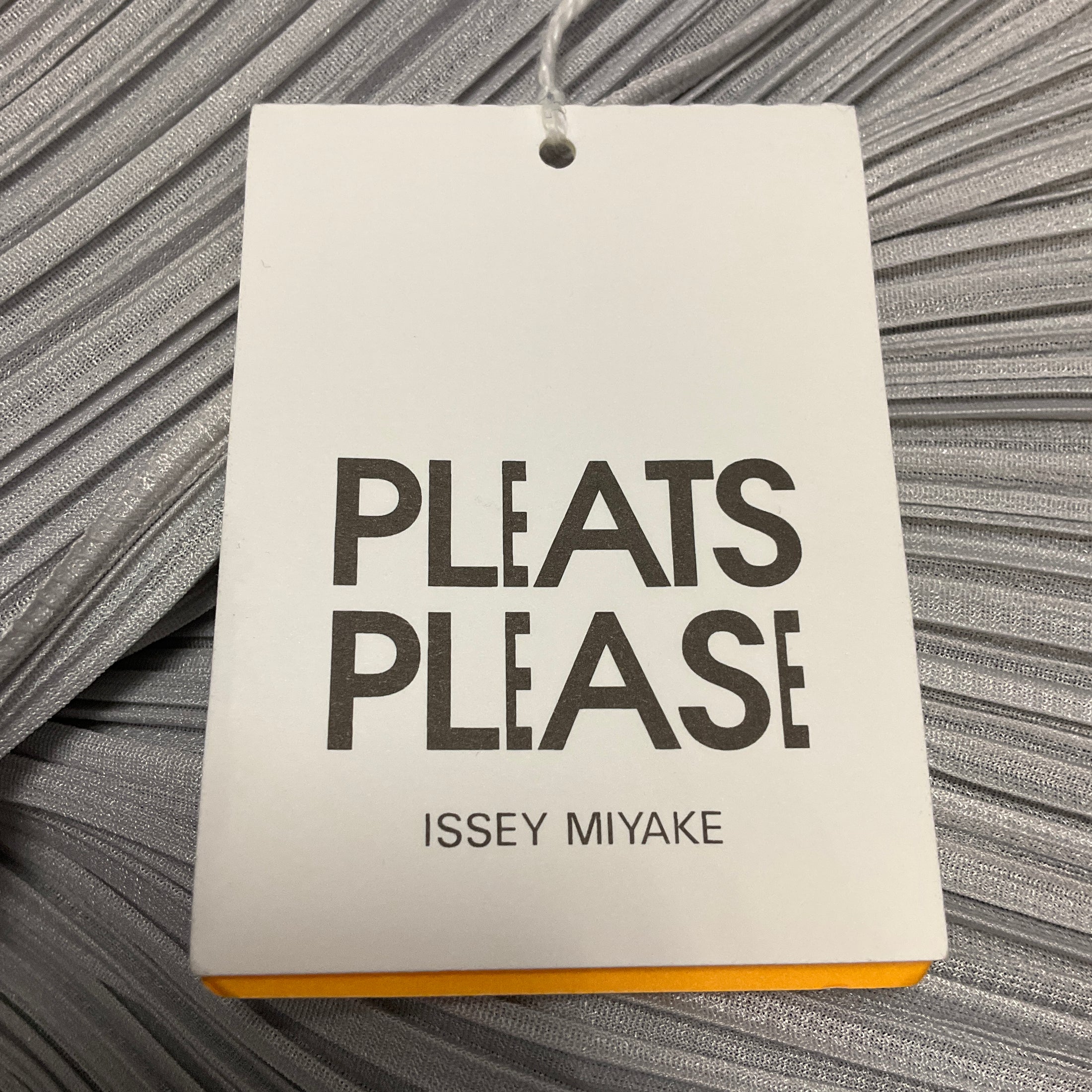Pleats Please by Issey Miyake Light Grey Pleated Sleeveless Top