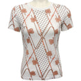 Load image into Gallery viewer, Hermes White / Brown Clic Clac Tee Shirt

