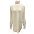 Load image into Gallery viewer, Sa Su Phi Ivory Long Sleeved Cashmere Knit Turtleneck Sweater
