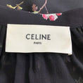 Load image into Gallery viewer, Celine Black Multi Floral Printed Long Sleeved Silk Midi Dress
