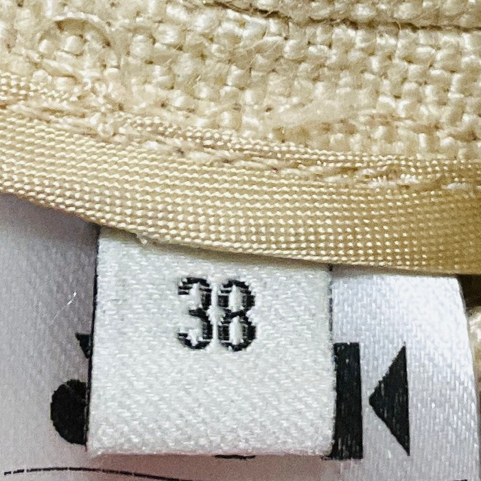 Maison Rabih Kayrouz Cream Raw Silk Pants