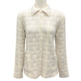 Load image into Gallery viewer, Akris Ivory Cashmere Knit Cardigan Sweater
