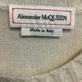 Load image into Gallery viewer, Alexander McQueen Cream Skull Embellished Cashmere Knit Pullover Sweater
