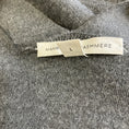 Load image into Gallery viewer, Manrico Cashmere Grey / Black Leather Trimmed Cashmere Knit Cardigan Sweater
