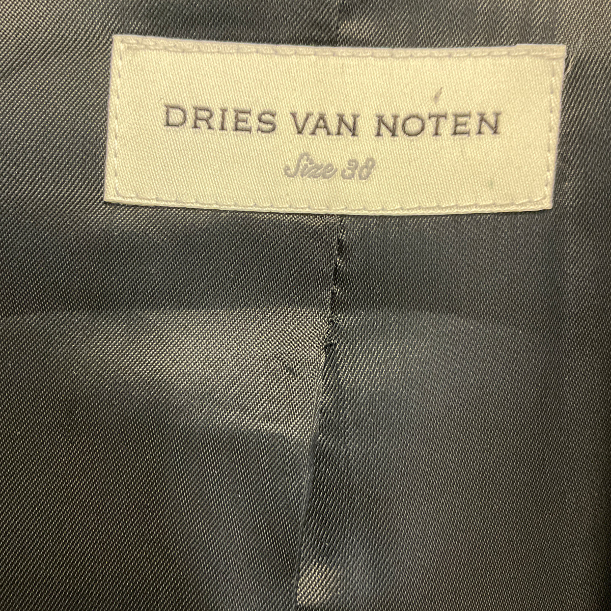 Dries Van Noten Black Metallic Shimmer Lurex Jacquard Blazer Jacket