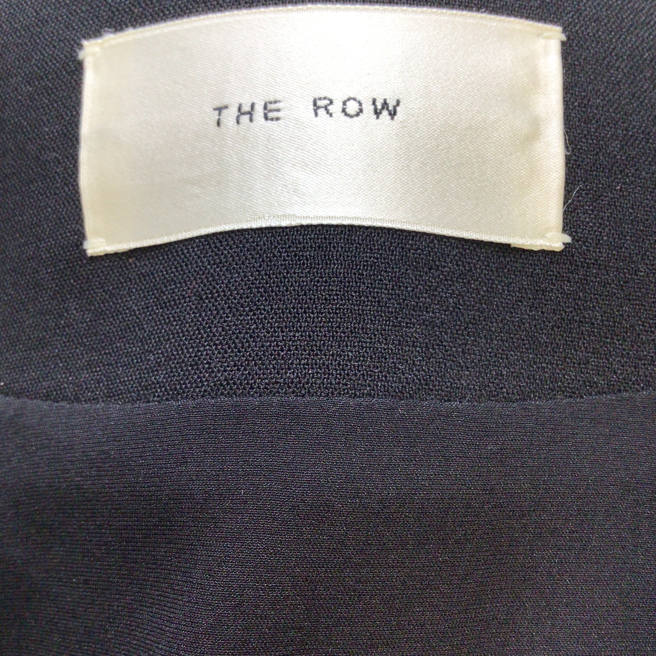 The Row Black Saori Full Zip Silk Lined Technical Stretch Jacket