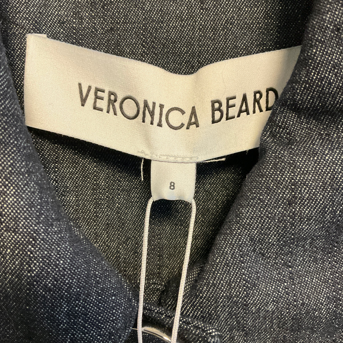 Veronica Beard Indigo Rinse Kiki Eyelet Jacket