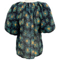 Load image into Gallery viewer, Ulla Johnson Blue / Gold Crinkle Lazuli Marseille Blouse
