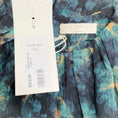 Load image into Gallery viewer, Ulla Johnson Blue / Gold Crinkle Lazuli Marseille Blouse
