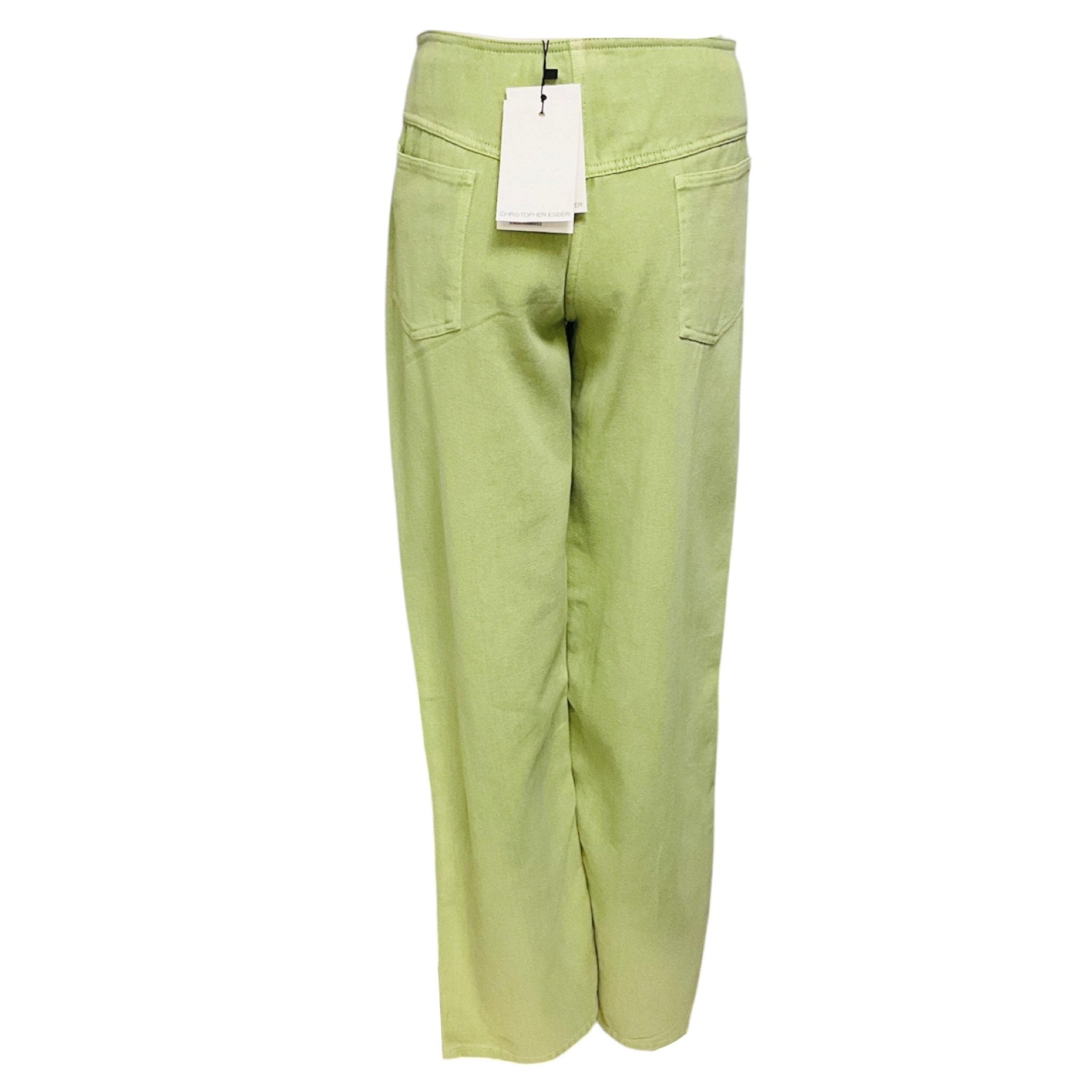 Christopher Esber Pistachio Deconstruct Denim Jean