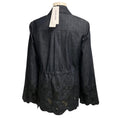 Load image into Gallery viewer, Veronica Beard Indigo Rinse Kiki Eyelet Jacket
