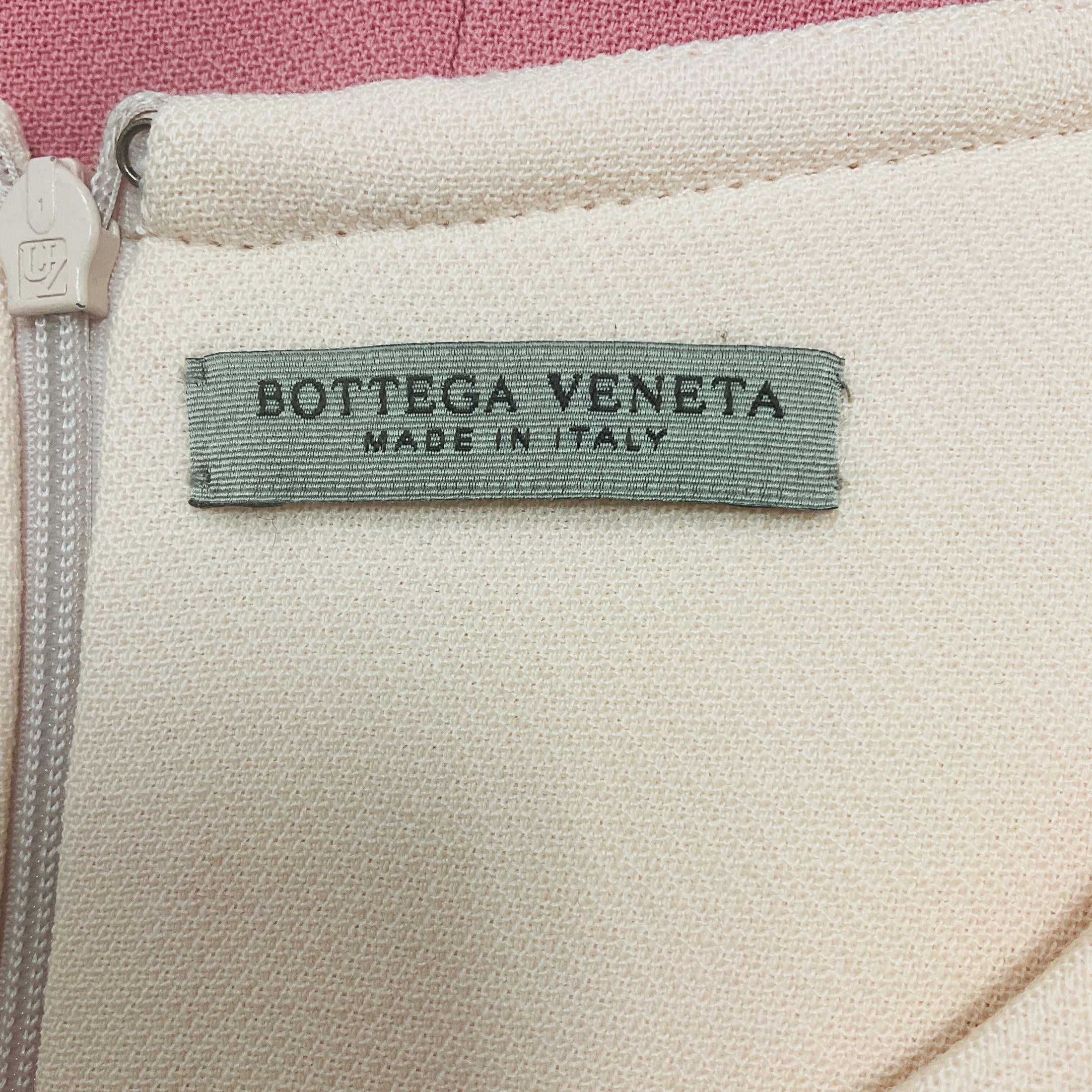 Bottega Veneta Pink Multi Sleeveless Colorblock Sheath Dress