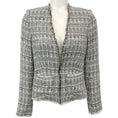 Load image into Gallery viewer, L'Agence Grey Tweed Adette Jacket

