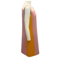 Load image into Gallery viewer, Bottega Veneta Pink Multi Sleeveless Colorblock Sheath Dress
