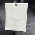 Load image into Gallery viewer, Antonelli Firenze Black Lambskin Leather Cross Strap Platform Slide Sandals
