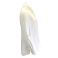 Load image into Gallery viewer, Akris White Zipper Detail Long Sleeved Open Front Crepe Blouse
