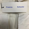 Load image into Gallery viewer, Proenza Schouler White Viscose Suiting Crop Flare Pants
