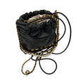 Load image into Gallery viewer, Chanel Black 2023/24 Metiers d'Art Collection Shiny Lambskin Leather Mini 22 Handbag
