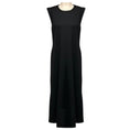 Load image into Gallery viewer, Jean Paul Gaultier Femme Black Sleeveless Jersey Stretch Midi Dress
