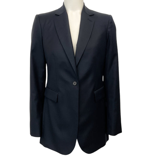 Joseph Navy Blue Laurent Super 100 Blazer
