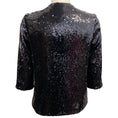 Load image into Gallery viewer, Galvan London Black Sequined Open Front Jacket
