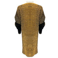 Load image into Gallery viewer, Jean Paul Gaultier Maille Femme Gold Metallic / Black Glitter Knit Midi Dress
