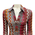 Load image into Gallery viewer, Missoni Multi 2024 Zigzag Knit Polo Dress
