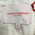 Load image into Gallery viewer, Carolina Herrera White / Pink Multi Off Shoulder Balloon Sleeve Midi Dress with Belt
