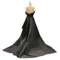 Load image into Gallery viewer, Carolina Herrera Black High-Low Satin Gown / Formal Dress
