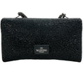 Load image into Gallery viewer, Valentino Black Crystal Rock Stud Va Va Voom Shoulder Bag
