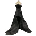 Load image into Gallery viewer, Carolina Herrera Black High-Low Satin Gown / Formal Dress
