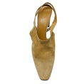 Load image into Gallery viewer, The Row Natural Beige Camil Suede Slingback Pumps
