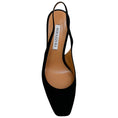 Load image into Gallery viewer, Aquazzura Black Suede Amore 95 Slingback Pumps
