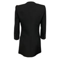 Load image into Gallery viewer, Saint Laurent Noir / Rouge Colorblock Button Front Wool Coat
