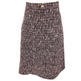 Load image into Gallery viewer, Chanel Burgundy Multi Tweed Midi Skirt
