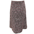 Load image into Gallery viewer, Chanel Burgundy Multi Tweed Midi Skirt
